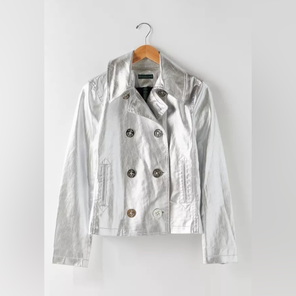 Vintage Ralph‎ Lauren Metallic Jacket, Petite